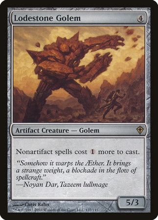 Lodestone Golem [Worldwake] | Tabernacle Games