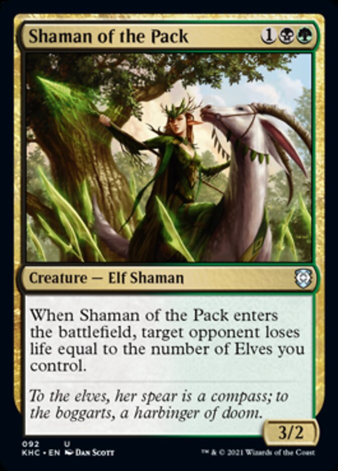 Shaman of the Pack [Kaldheim Commander] | Tabernacle Games