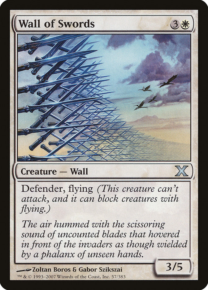 Wall of Swords [Tenth Edition] | Tabernacle Games