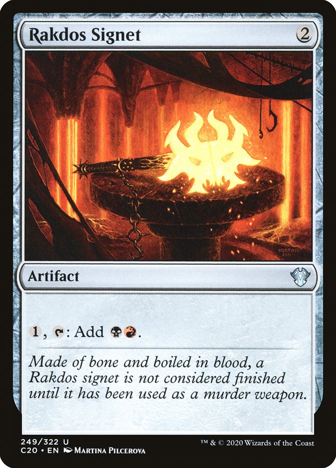 Rakdos Signet [Commander 2020] | Tabernacle Games