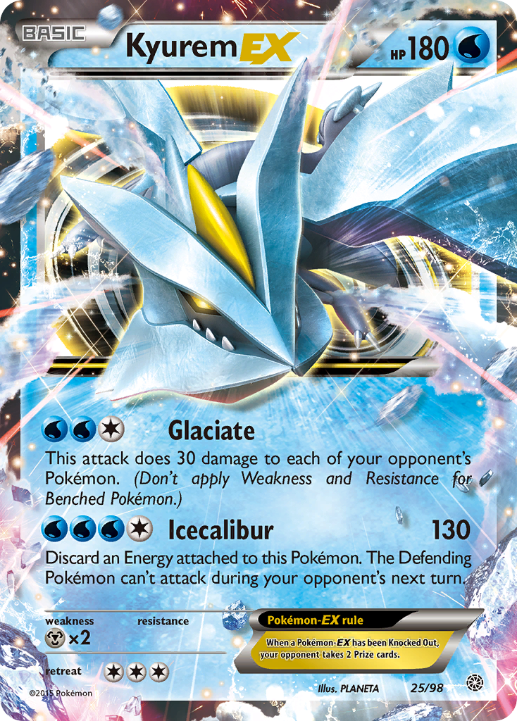 Kyurem EX (25/98) [XY: Ancient Origins] | Tabernacle Games