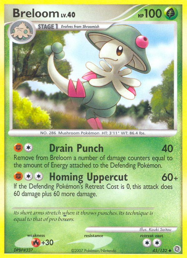 Breloom (45/132) [Diamond & Pearl: Secret Wonders] | Tabernacle Games