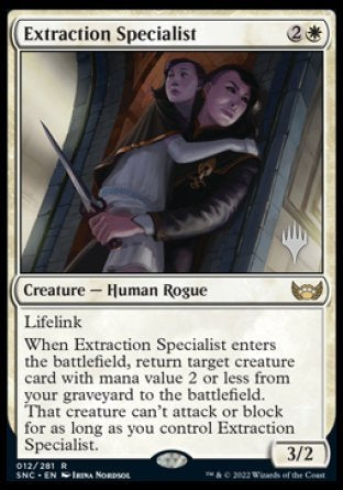 Extraction Specialist (Promo Pack) [Streets of New Capenna Promos] | Tabernacle Games