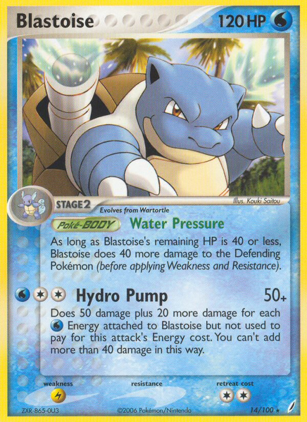 Blastoise (14/100) [EX: Crystal Guardians] | Tabernacle Games