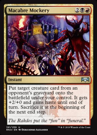 Macabre Mockery [Ravnica Allegiance] | Tabernacle Games