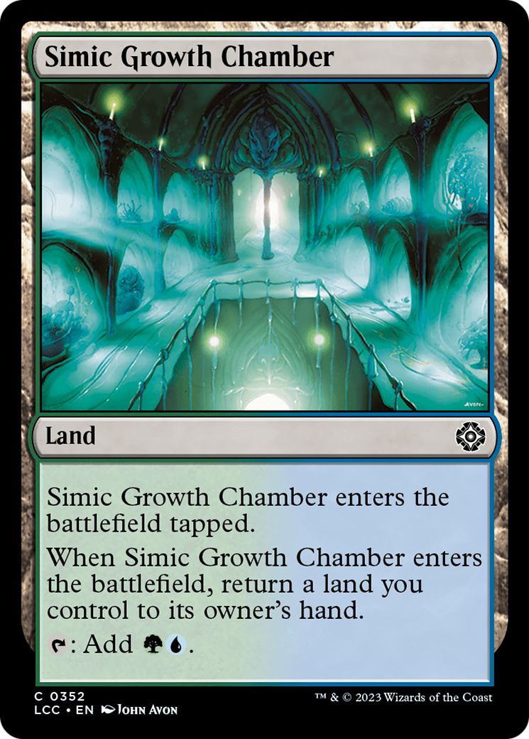 Simic Growth Chamber [The Lost Caverns of Ixalan Commander] | Tabernacle Games