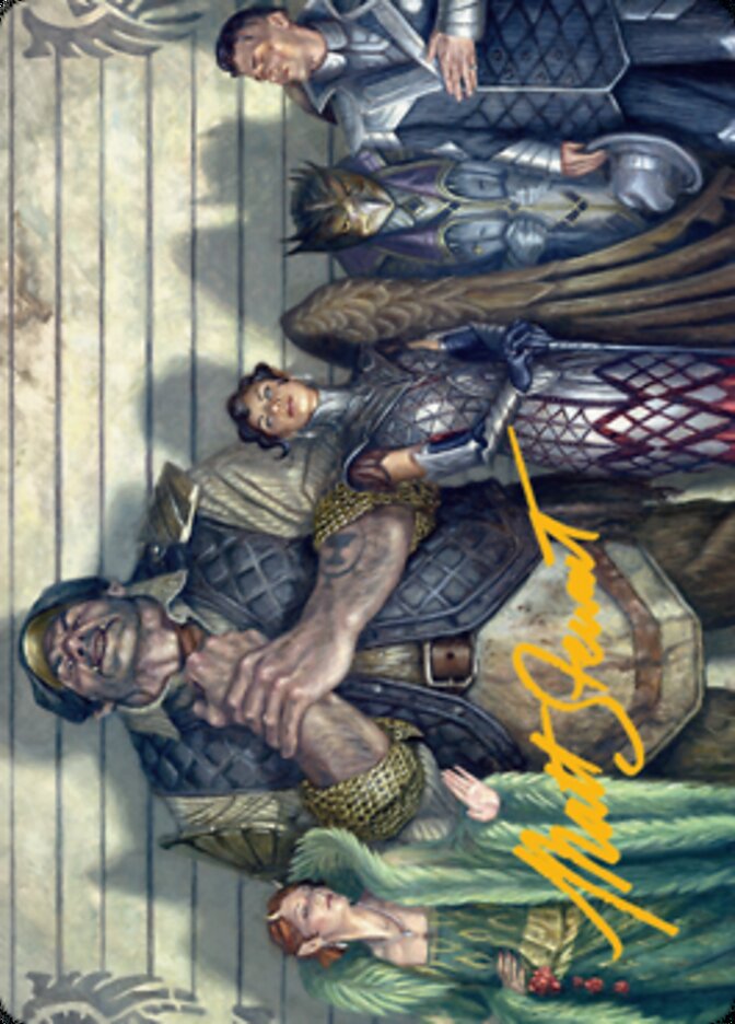 Rogues' Gallery Art Card (Gold-Stamped Signature) [Streets of New Capenna Art Series] | Tabernacle Games
