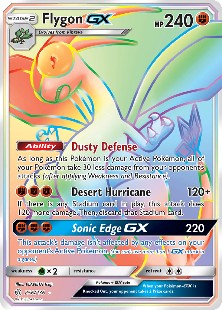 Flygon GX (256/236) [Sun & Moon: Cosmic Eclipse] | Tabernacle Games