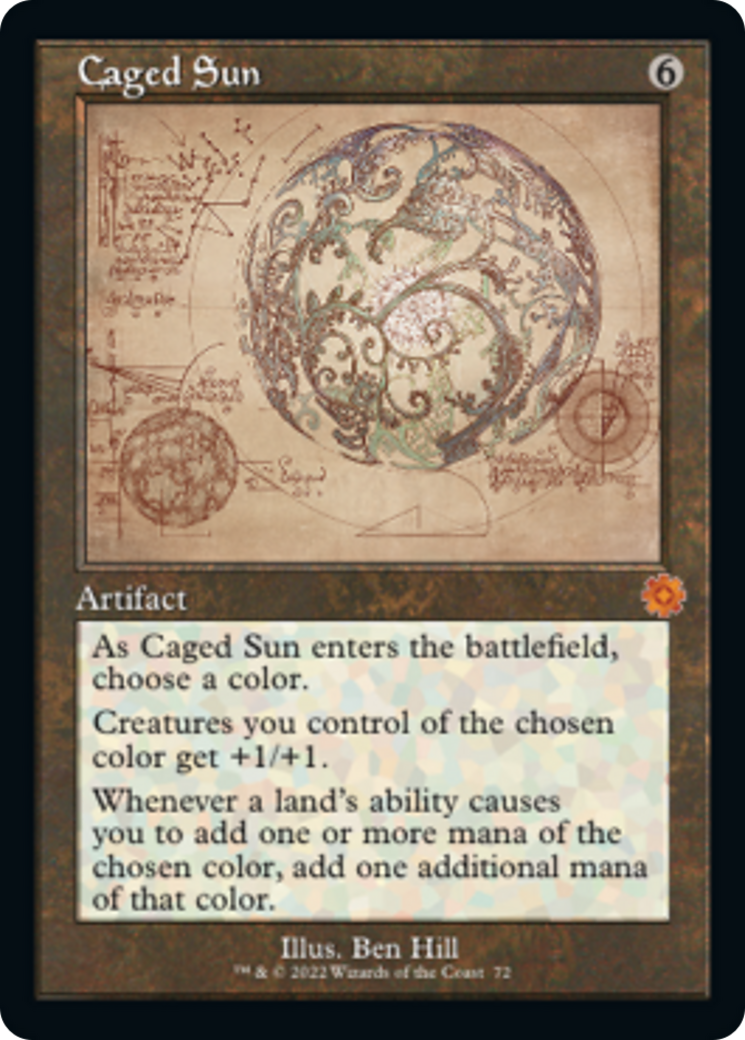 Caged Sun (Retro Schematic) [The Brothers' War Retro Artifacts] | Tabernacle Games