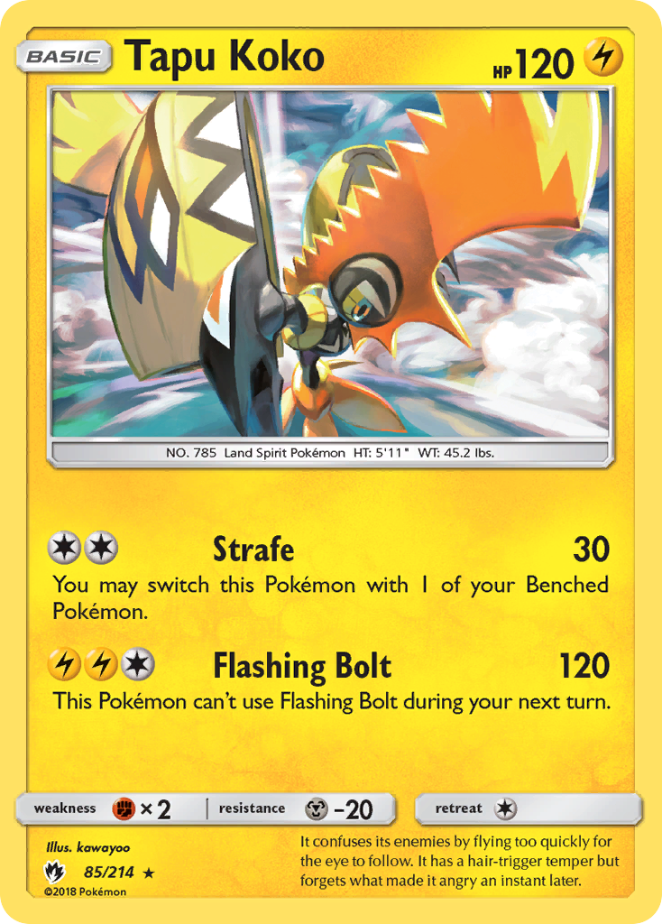 Tapu Koko (85/214) [Sun & Moon: Lost Thunder] | Tabernacle Games