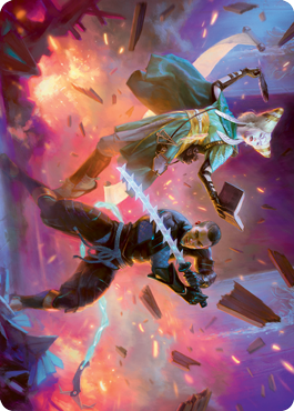 Explosive Entry Art Card [Kamigawa: Neon Dynasty Art Series] | Tabernacle Games