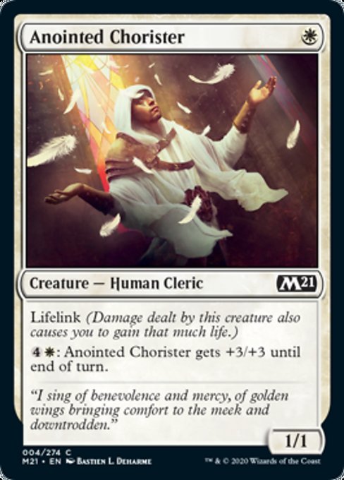 Anointed Chorister [Core Set 2021] | Tabernacle Games