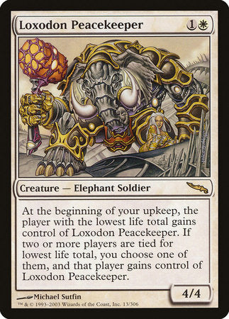 Loxodon Peacekeeper [Mirrodin] | Tabernacle Games