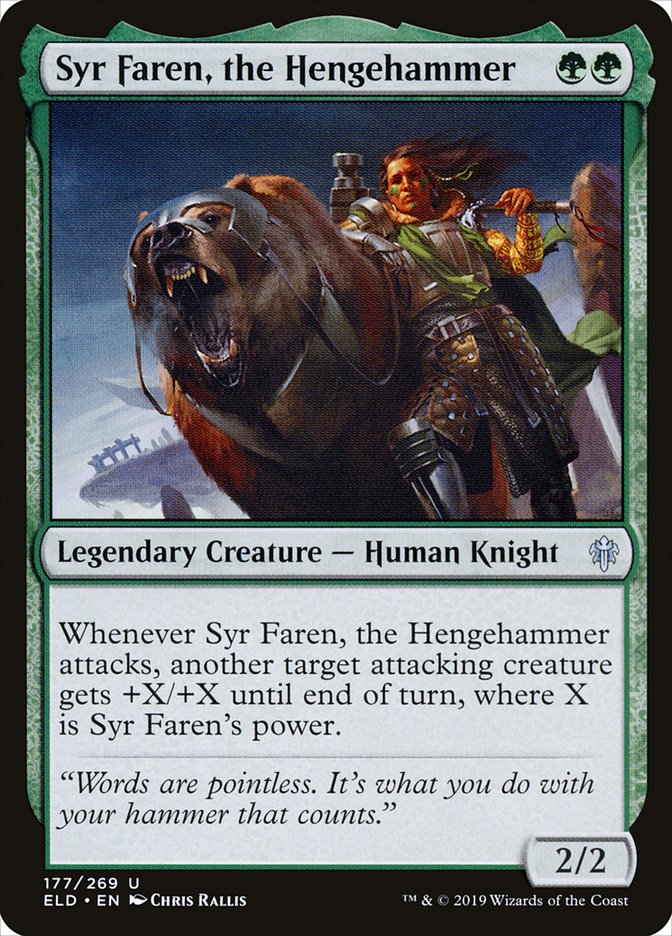 Syr Faren, the Hengehammer [Throne of Eldraine] | Tabernacle Games