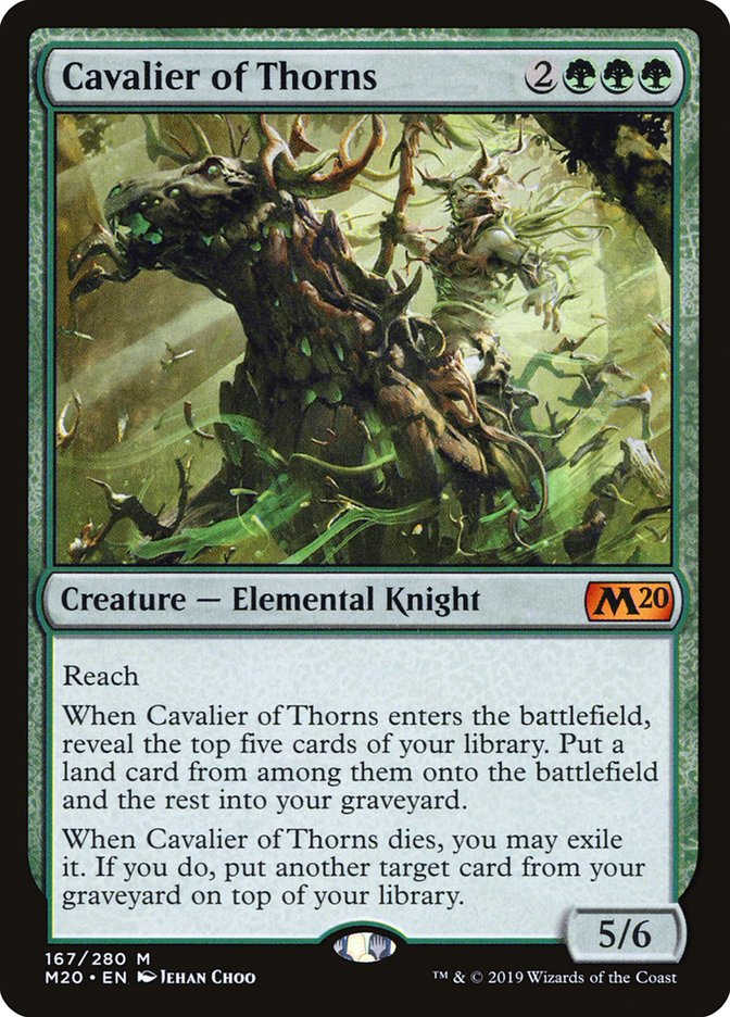 Cavalier of Thorns [Core Set 2020] | Tabernacle Games