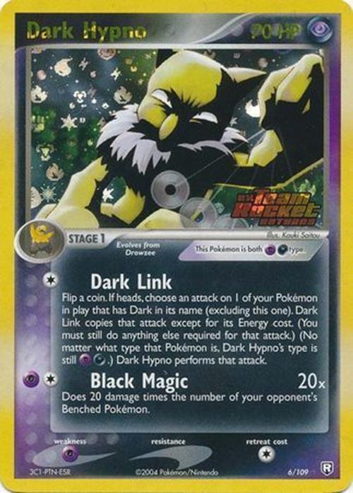 Dark Hypno (6/109) (Stamped) [EX: Team Rocket Returns] | Tabernacle Games