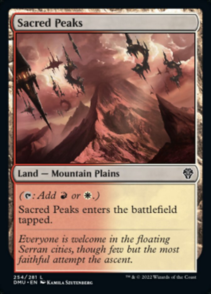 Sacred Peaks [Dominaria United] | Tabernacle Games