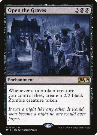 Open the Graves [Core Set 2019] | Tabernacle Games