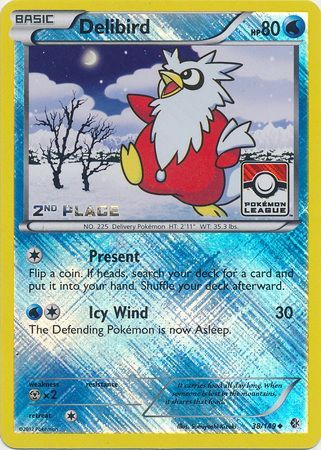 Delibird (38/149) (League Promo 2nd Place) [Black & White: Boundaries Crossed] | Tabernacle Games