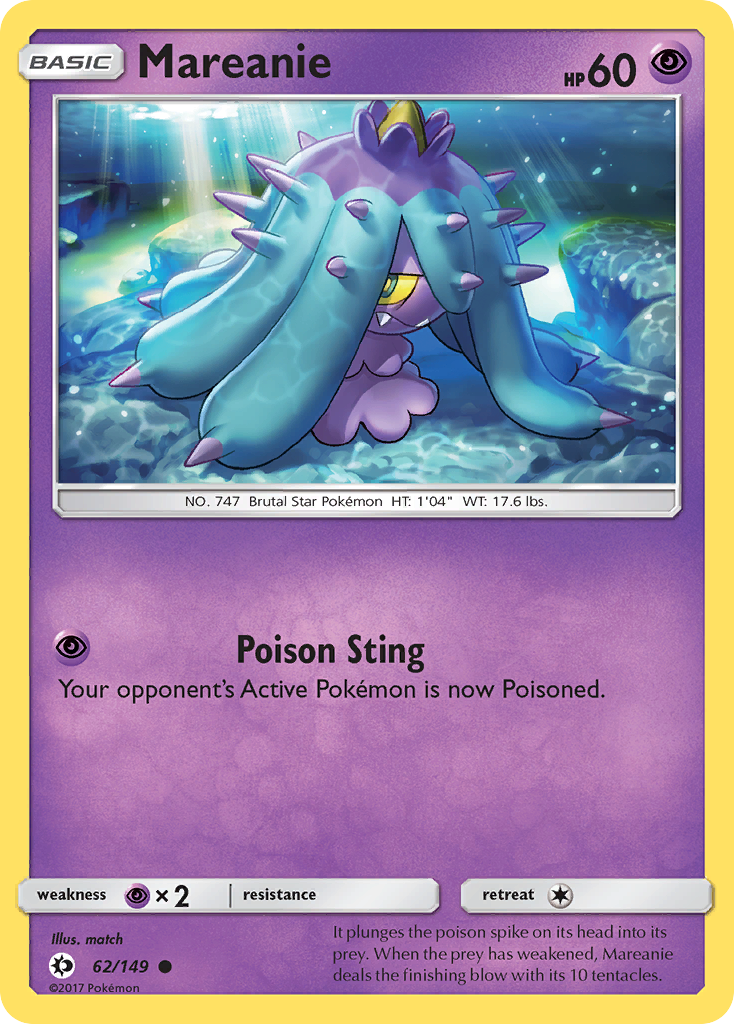 Mareanie (62/149) [Sun & Moon: Base Set] | Tabernacle Games