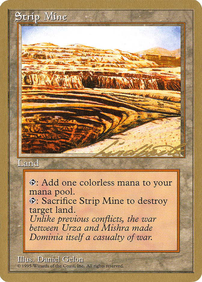 Strip Mine (Leon Lindback) [Pro Tour Collector Set] | Tabernacle Games