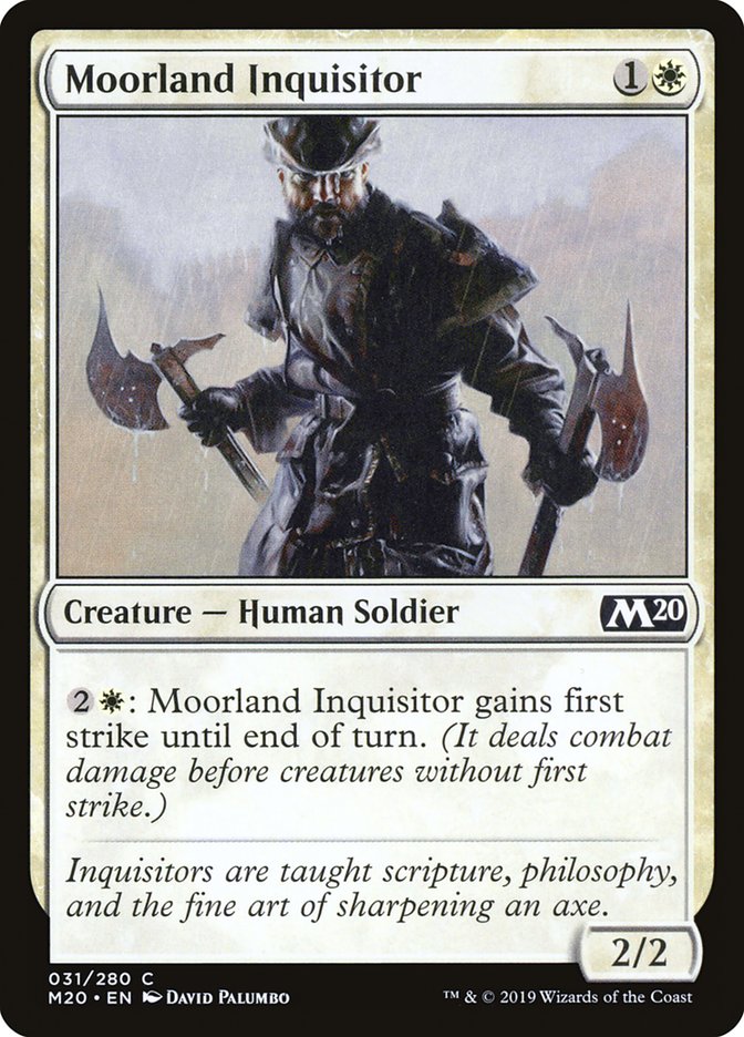 Moorland Inquisitor [Core Set 2020] | Tabernacle Games