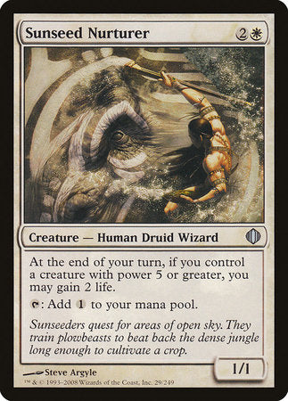 Sunseed Nurturer [Shards of Alara] | Tabernacle Games