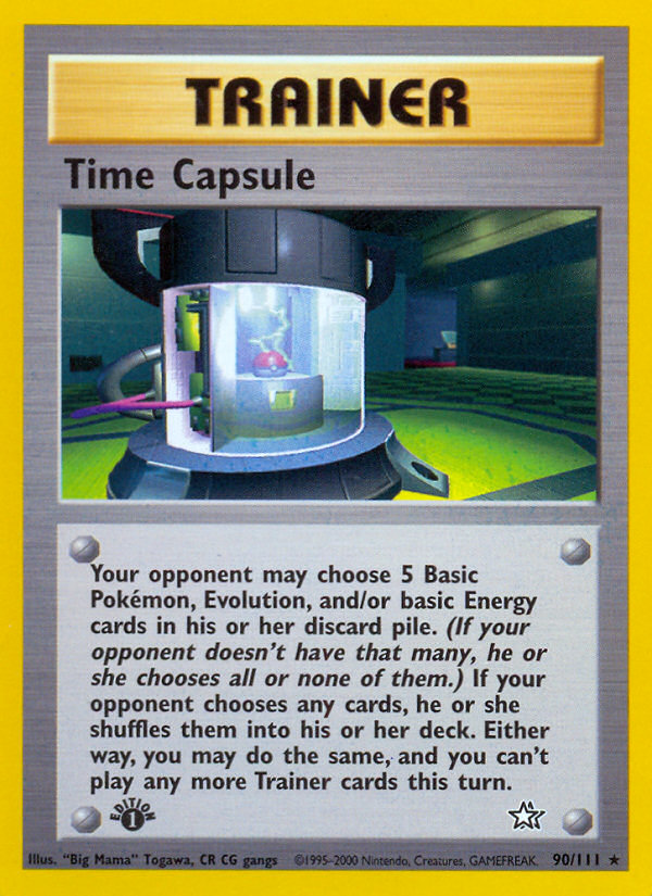 Time Capsule (90/111) [Neo Genesis 1st Edition] | Tabernacle Games