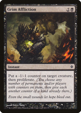 Grim Affliction [New Phyrexia] | Tabernacle Games