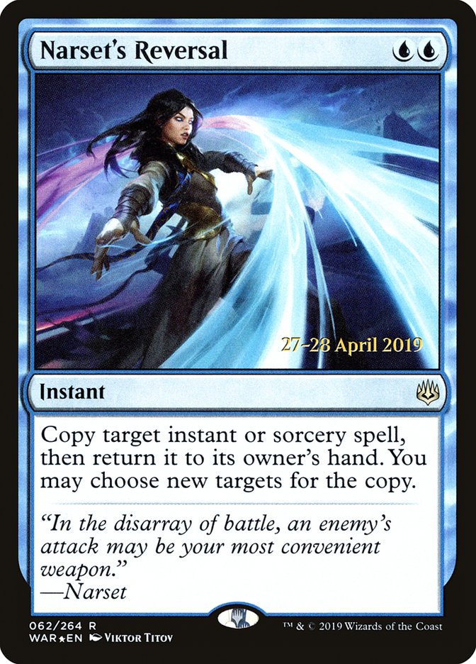 Narset's Reversal  [War of the Spark Prerelease Promos] | Tabernacle Games