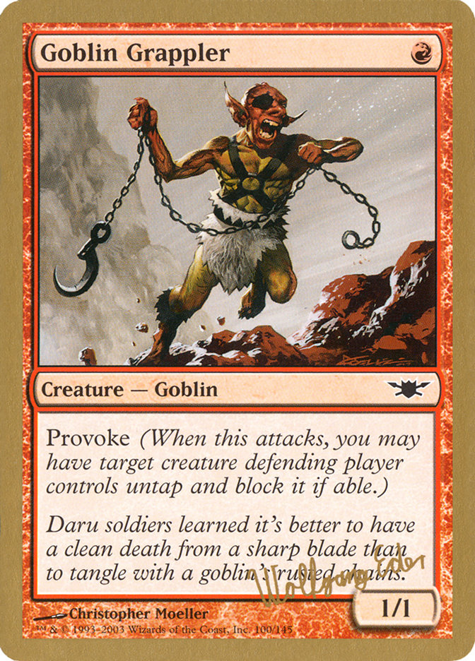 Goblin Grappler (Wolfgang Eder) [World Championship Decks 2003] | Tabernacle Games