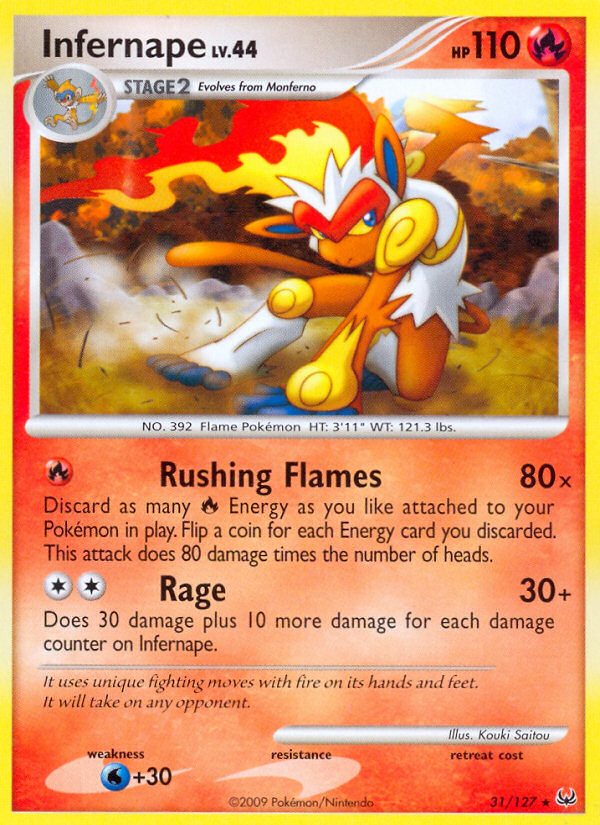 Infernape (31/127) [Platinum: Base Set] | Tabernacle Games