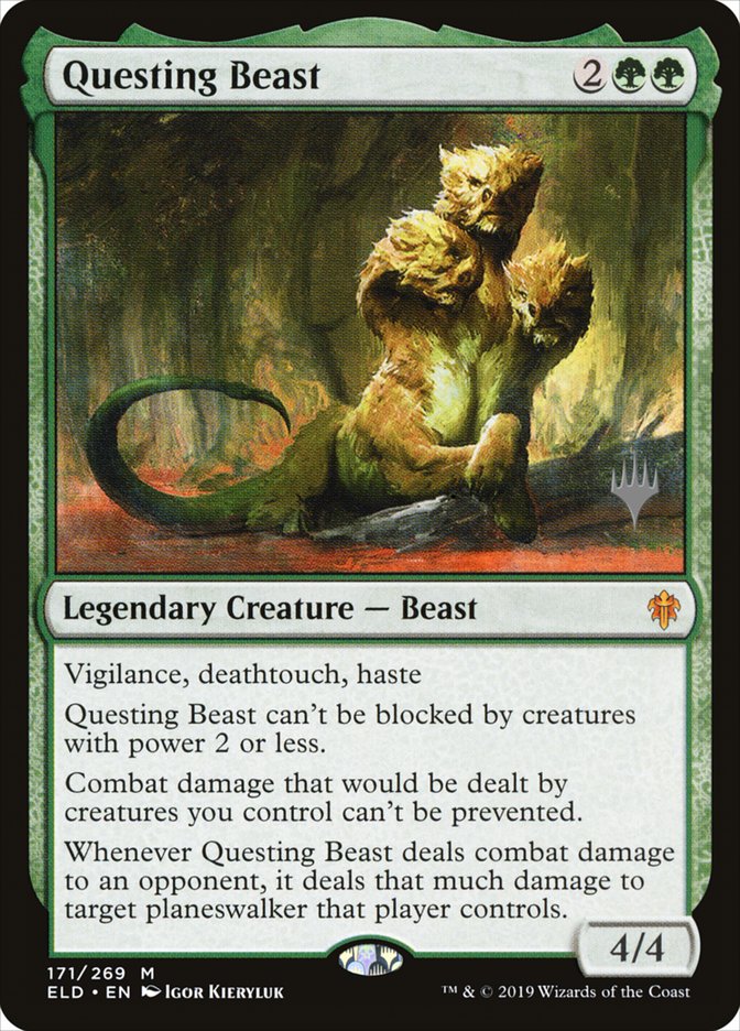 Questing Beast (Promo Pack) [Throne of Eldraine Promos] | Tabernacle Games