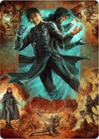 Jace, Mirror Mage 2 Art Card [Zendikar Rising Art Series] | Tabernacle Games