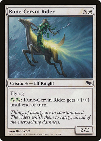 Rune-Cervin Rider [Shadowmoor] | Tabernacle Games