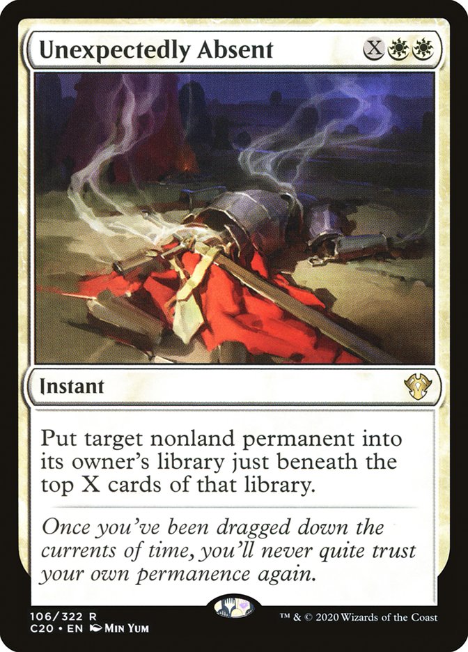Unexpectedly Absent [Commander 2020] | Tabernacle Games