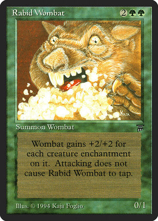 Rabid Wombat [Legends] | Tabernacle Games