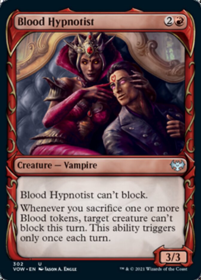 Blood Hypnotist (Showcase Fang Frame) [Innistrad: Crimson Vow] | Tabernacle Games