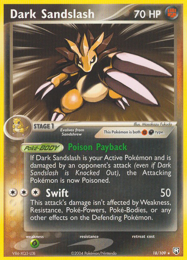 Dark Sandslash (18/109) [EX: Team Rocket Returns] | Tabernacle Games