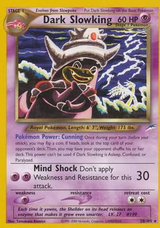 Dark Slowking (20/105) [Neo Destiny Unlimited] | Tabernacle Games