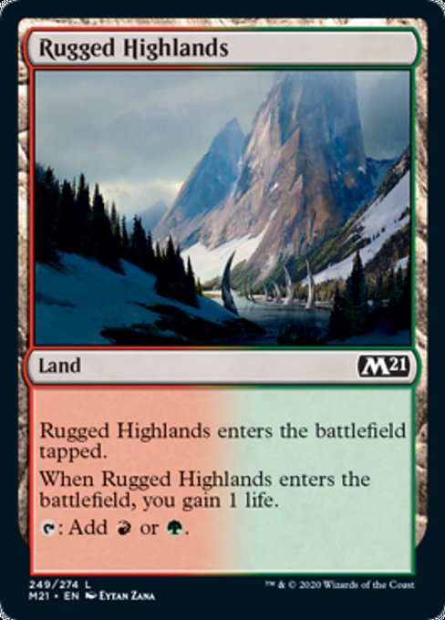 Rugged Highlands [Core Set 2021] | Tabernacle Games