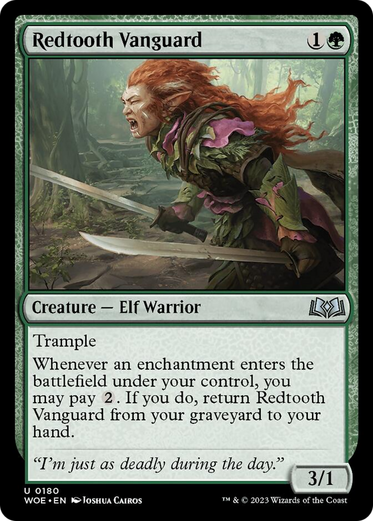 Redtooth Vanguard [Wilds of Eldraine] | Tabernacle Games