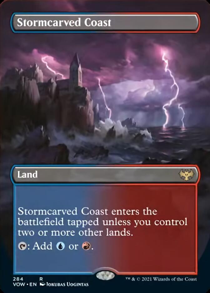 Stormcarved Coast (Borderless) [Innistrad: Crimson Vow] | Tabernacle Games