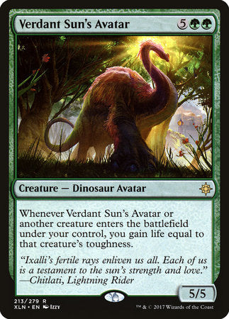 Verdant Sun's Avatar [Ixalan] | Tabernacle Games