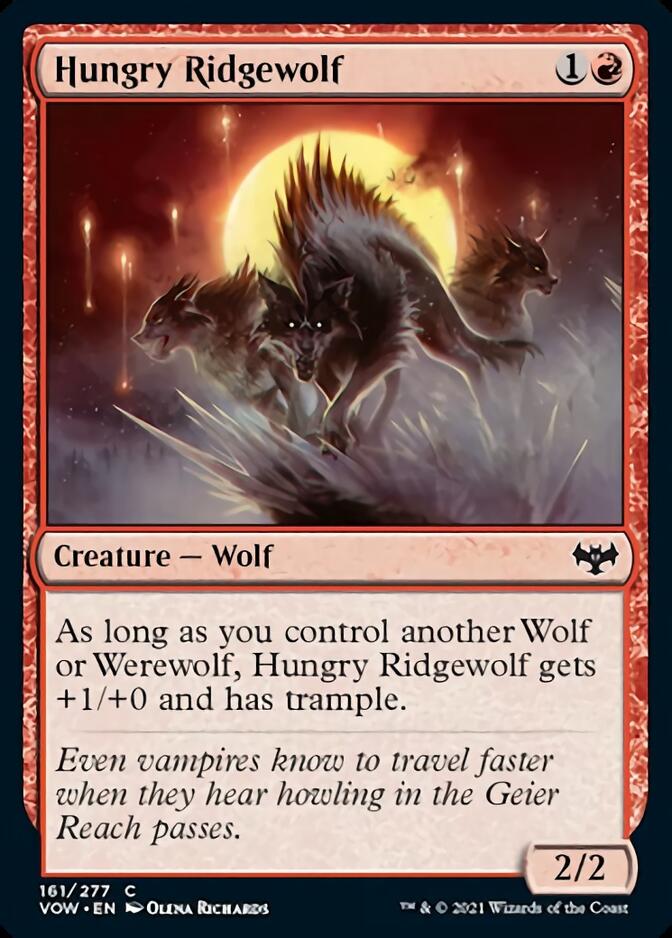 Hungry Ridgewolf [Innistrad: Crimson Vow] | Tabernacle Games