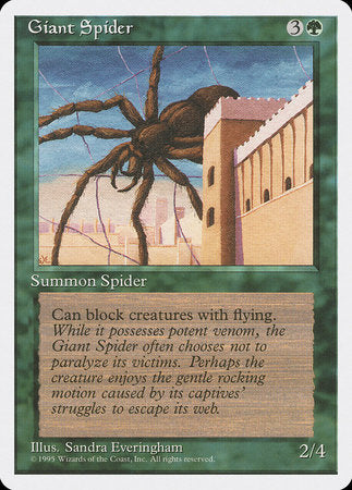Giant Spider [Fourth Edition] | Tabernacle Games