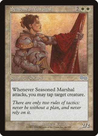 Seasoned Marshal [Urza's Saga] | Tabernacle Games