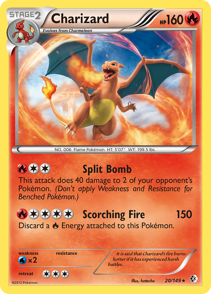 Charizard (20/149) [Black & White: Boundaries Crossed] | Tabernacle Games