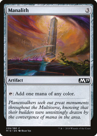 Manalith [Core Set 2019] | Tabernacle Games