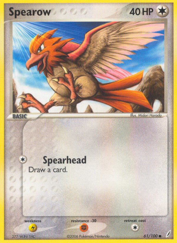 Spearow (61/100) [EX: Crystal Guardians] | Tabernacle Games